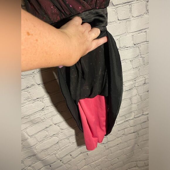 Taboo Layered Spaghetti Strap Surplice Neckline Dress - Picture 3 of 7